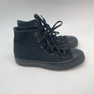 Converse Chuck Taylor All Star Hi Sneakers Womens 6.5 Unisex All Black Work